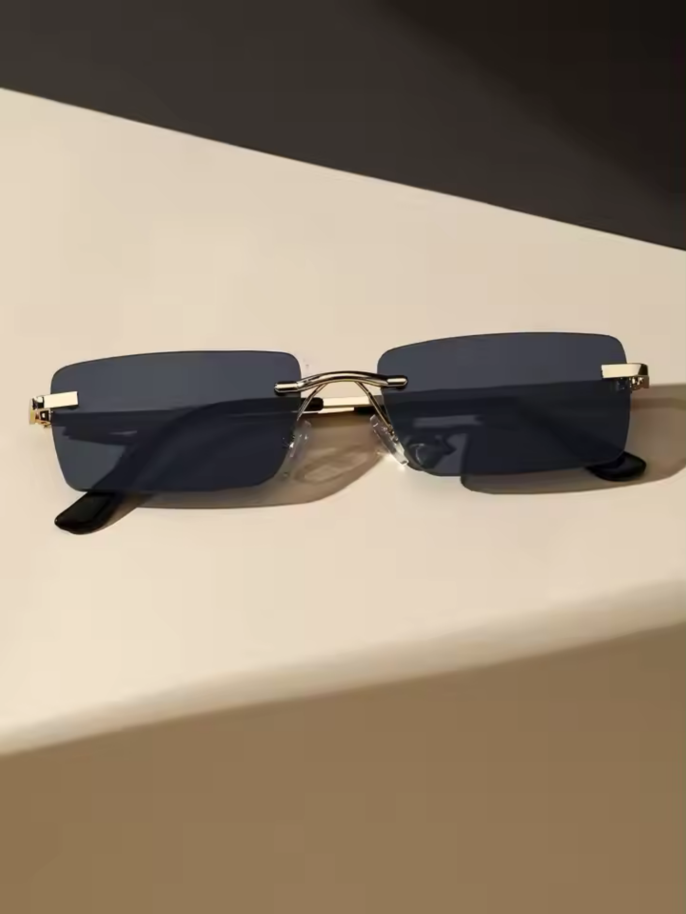 Caprice Rimless Classic Sunglasses