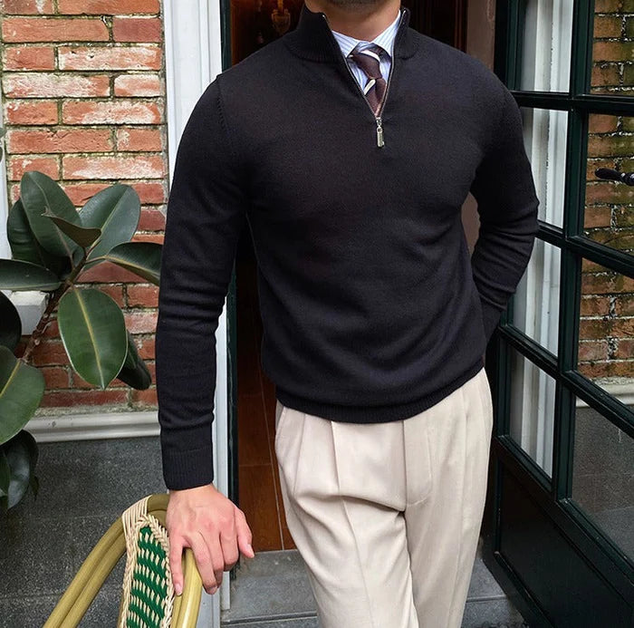 Savile Half Zip Sweater