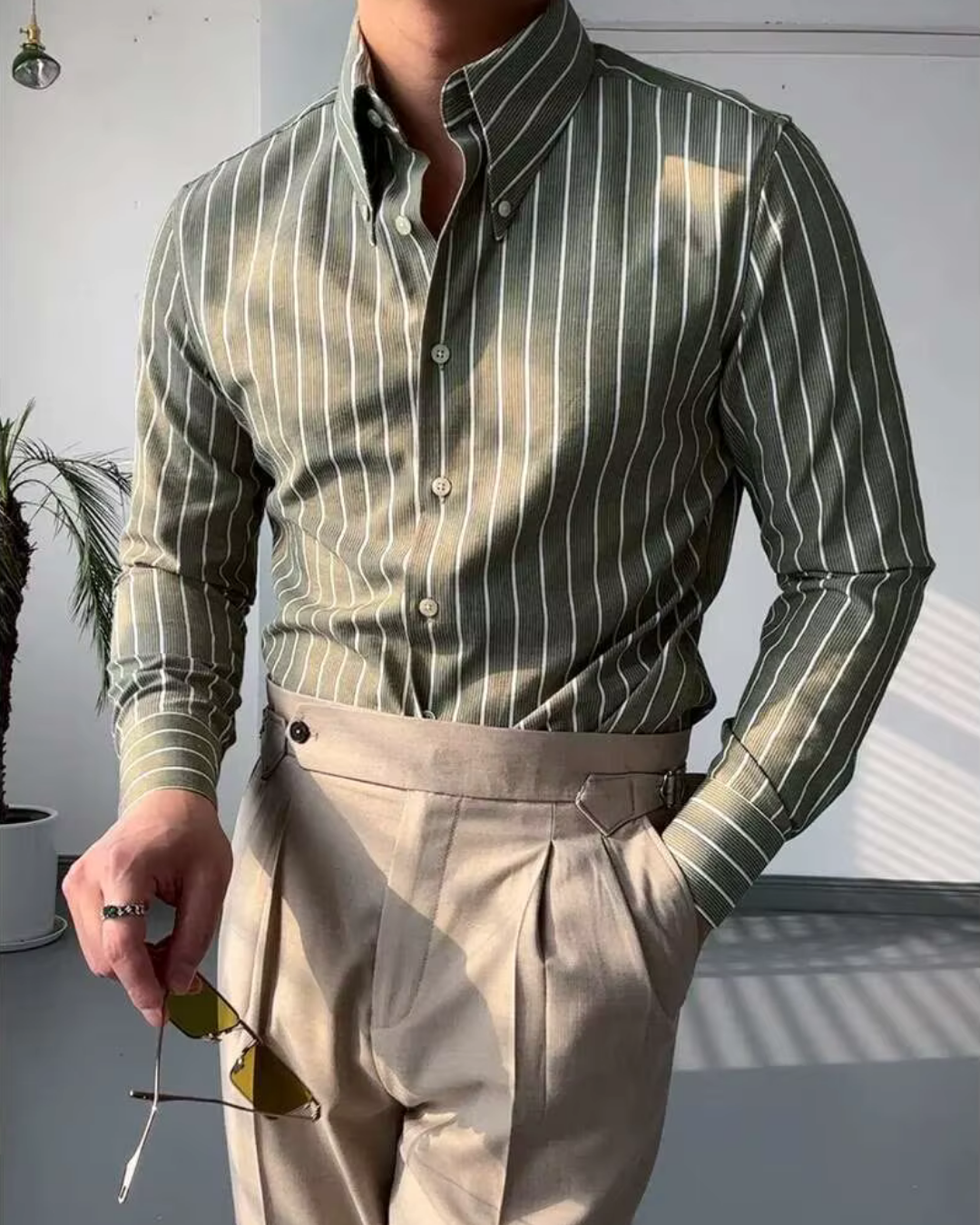 Mirano Striped Retro Shirt