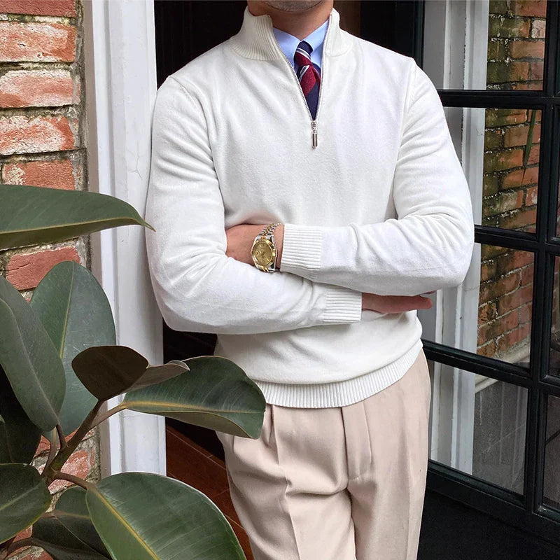 Savile Half Zip Sweater