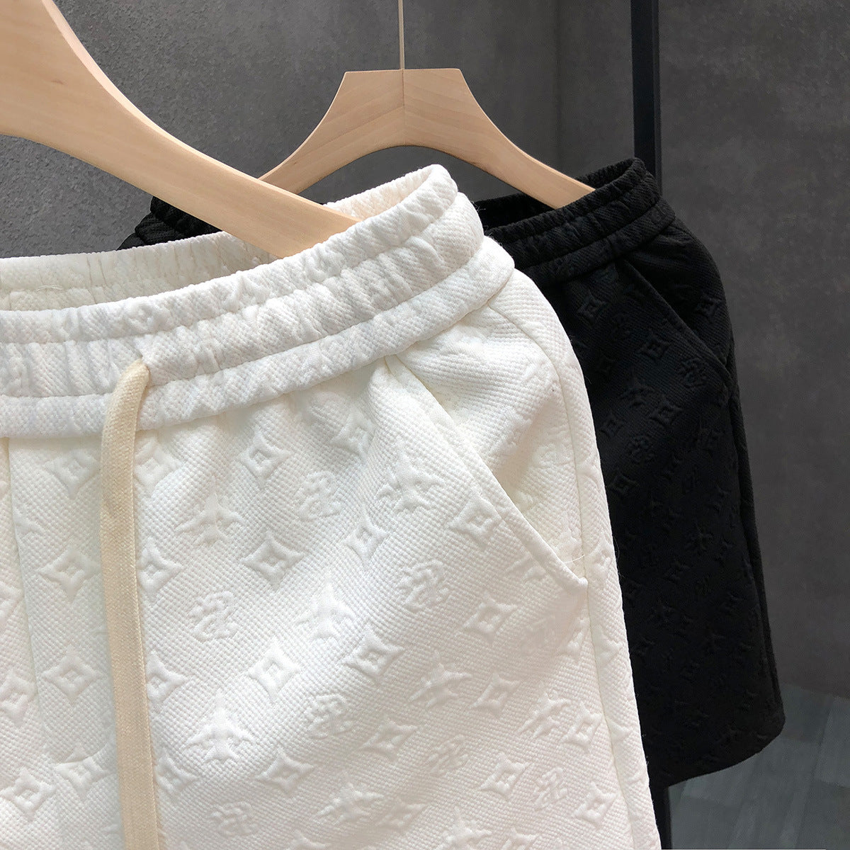 Sophisticated Patterned Casual Shorts