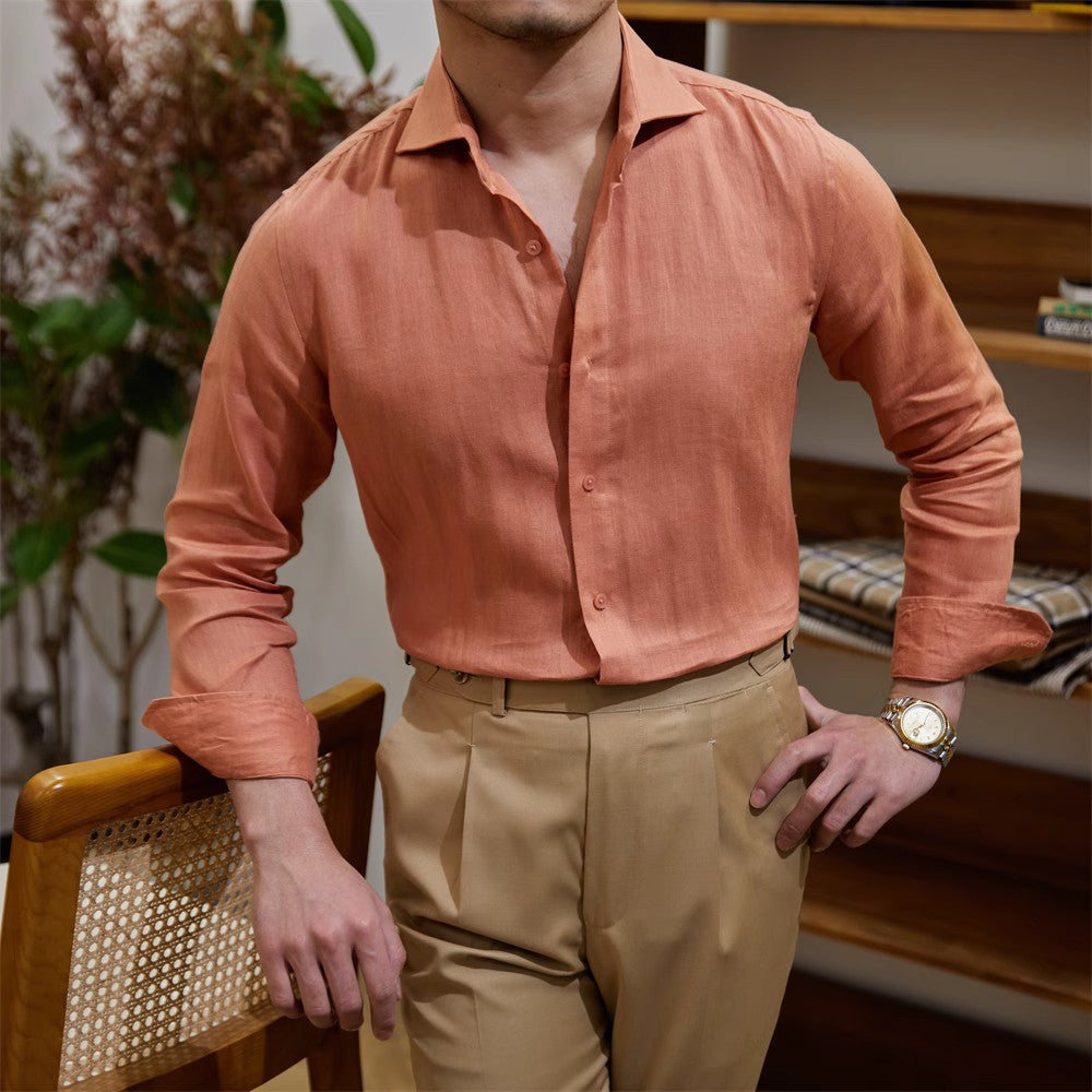 Classic Straight Cut Cotton Shirt