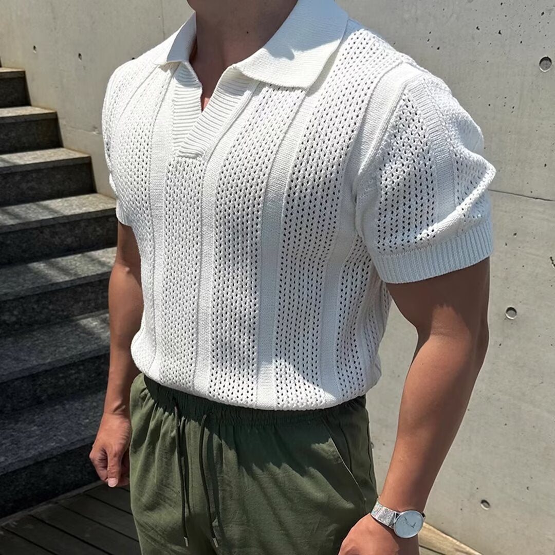 Velasco Knit Cotton Polo