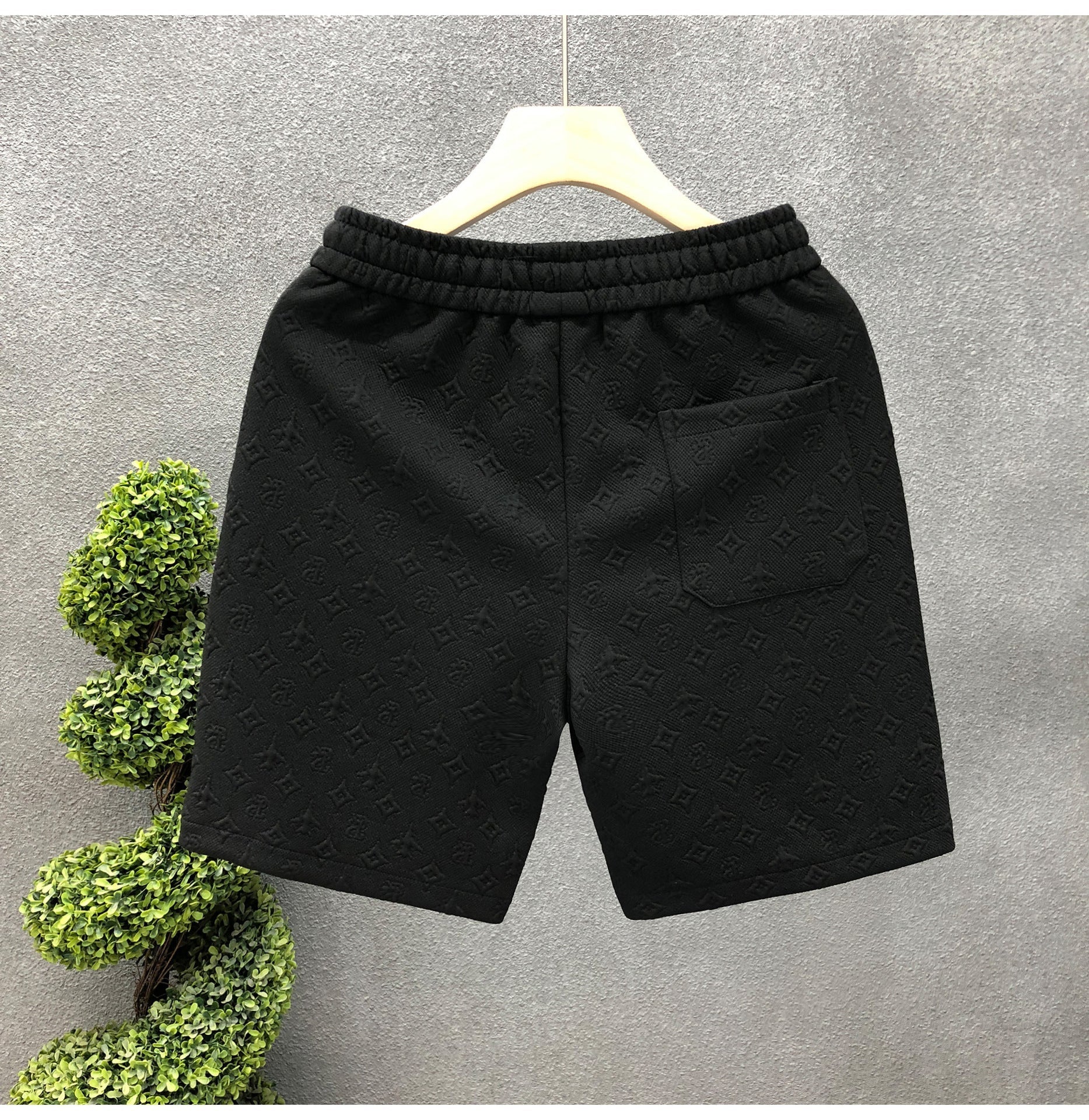 Sophisticated Patterned Casual Shorts