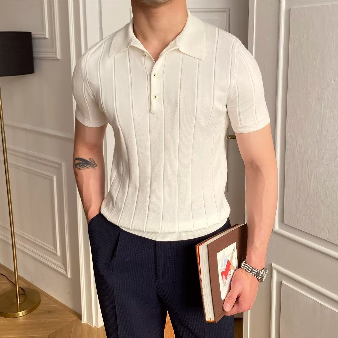 Sardinia Striped Polo