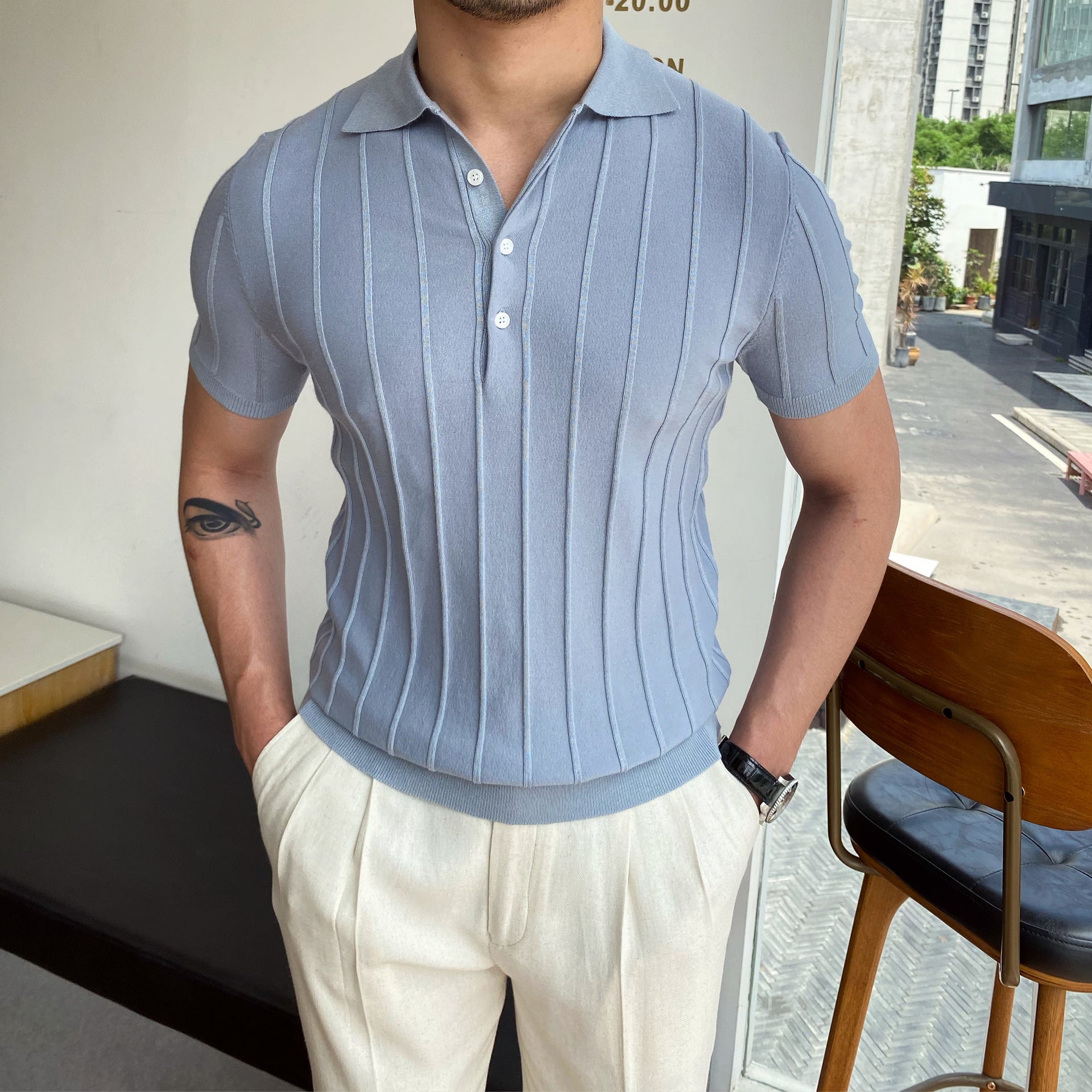 Vittorio Striped Polo
