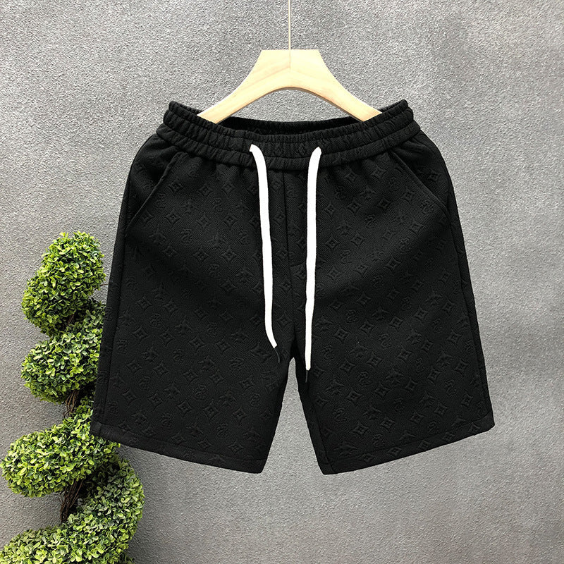 Sophisticated Patterned Casual Shorts