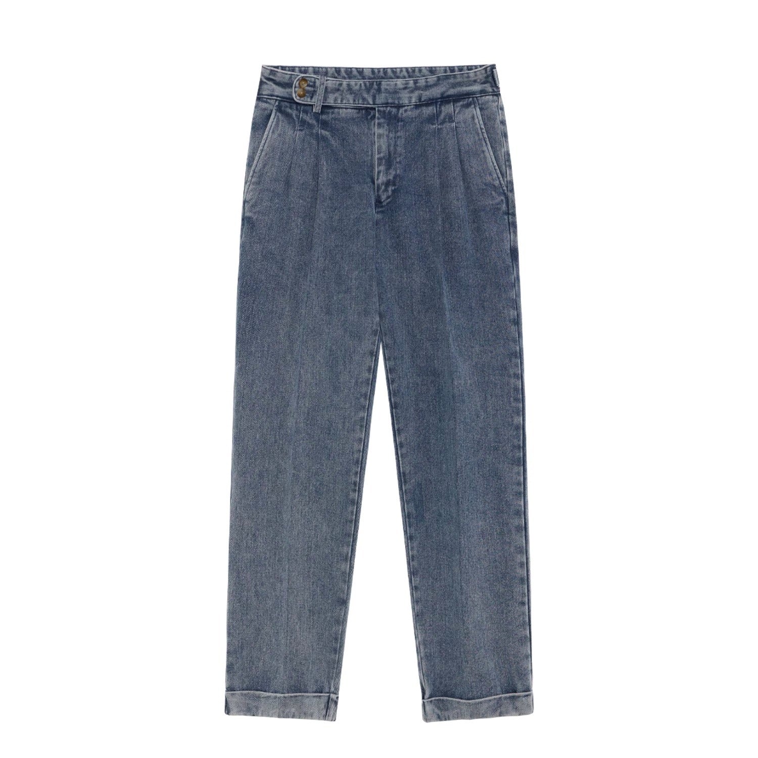 High Waist Vintage Denim Pants