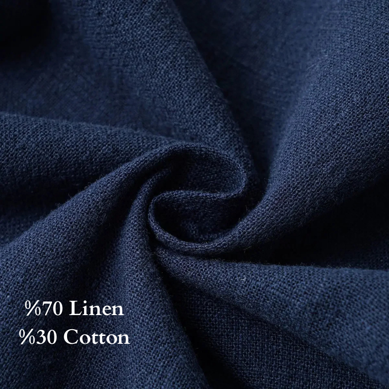 Lace-up Classic Linen Pants