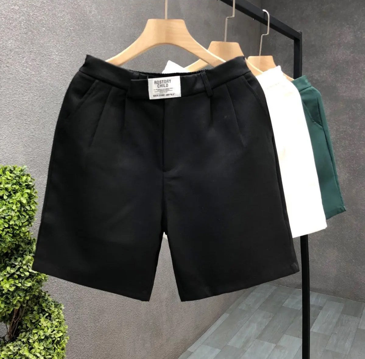 Rostory Double Pleated Shorts