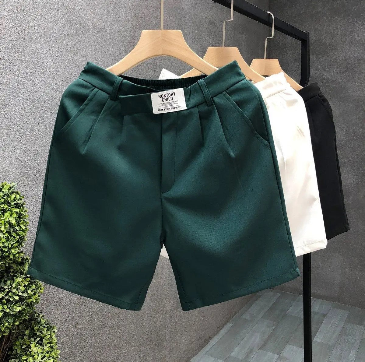 Rostory Double Pleated Shorts