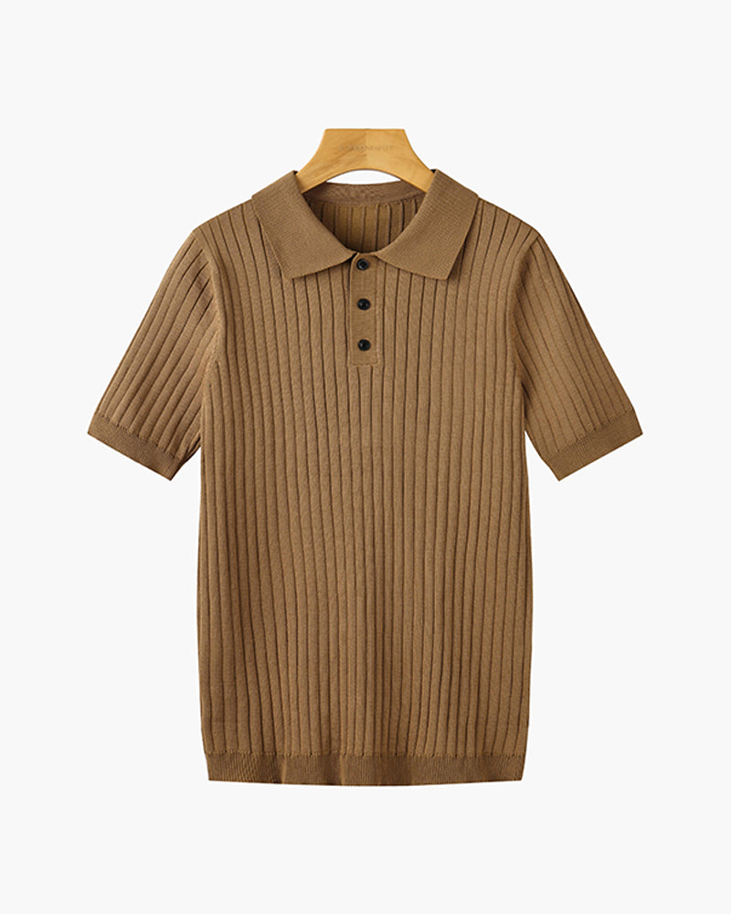 Short Sleeve Alexandro Striped Polo