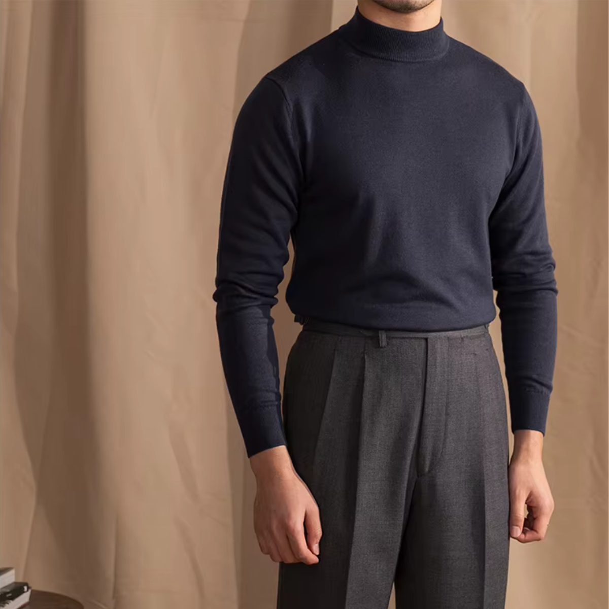 Ludovic Half Fisherman Sweater