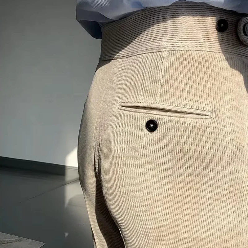 Italian Cut Velvet Fabric Pants