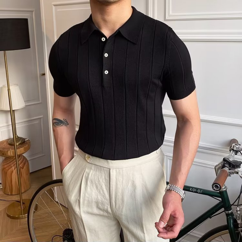 Sardinia Striped Polo T-shirt