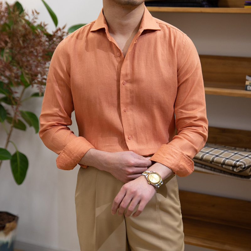 Classic Straight Cut Cotton Shirt