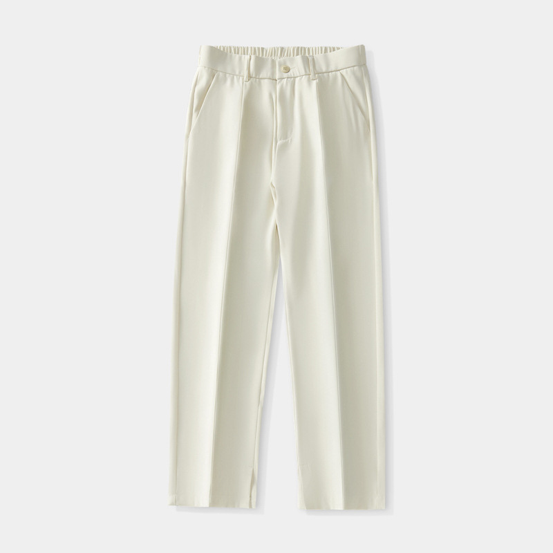 Elastic Waist Classic Denim Pants