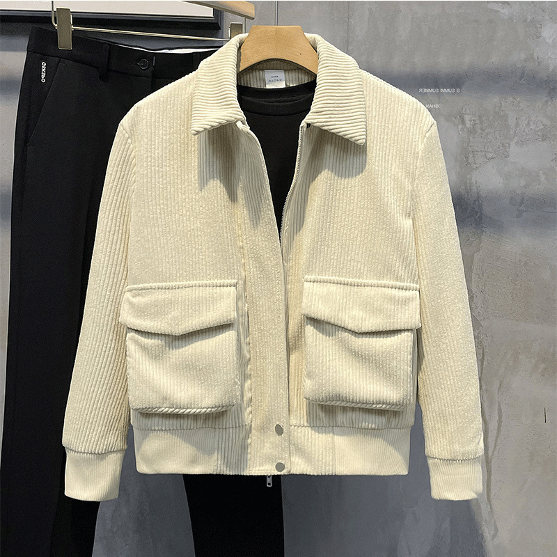 Paolo Striped Velvet Jacket