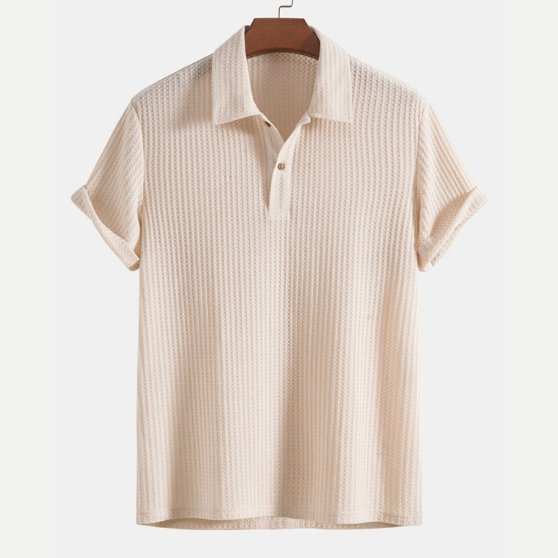 Loos Crest Textured Polo