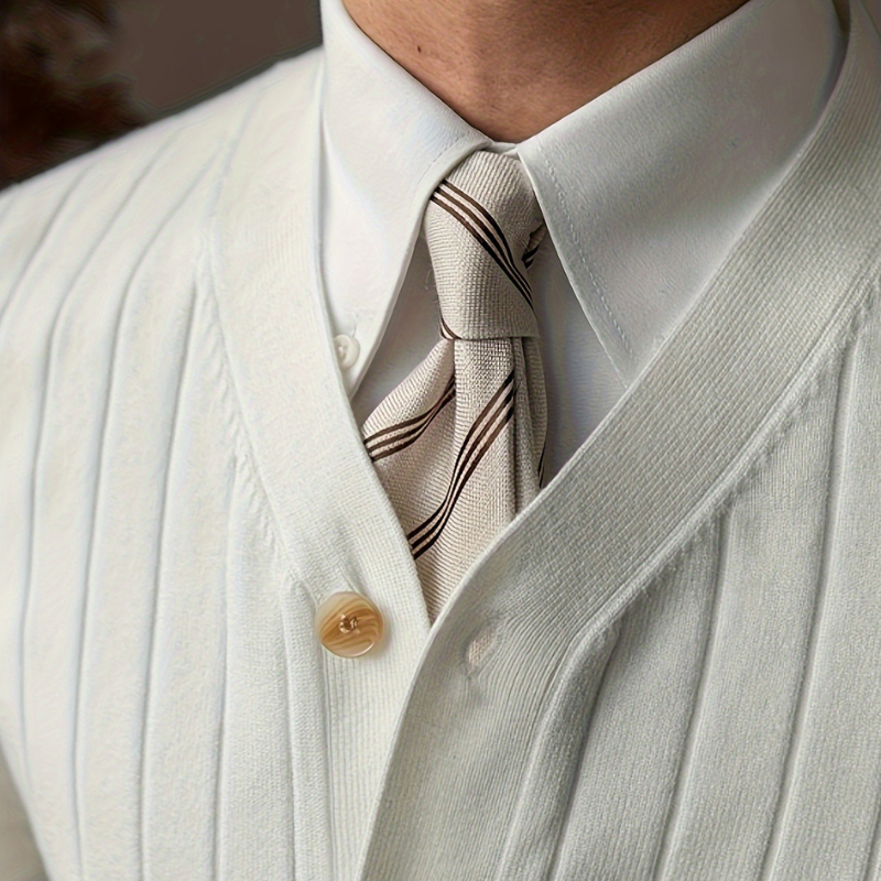 Monroe Striped Knit Cardigan