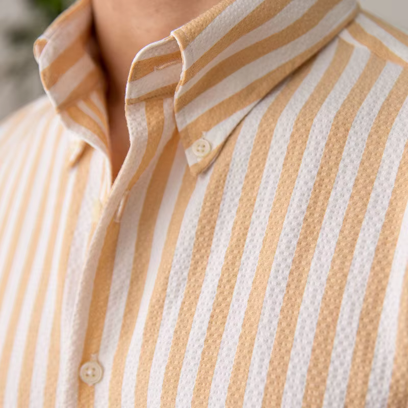 Francesco Textured Striped Shirt