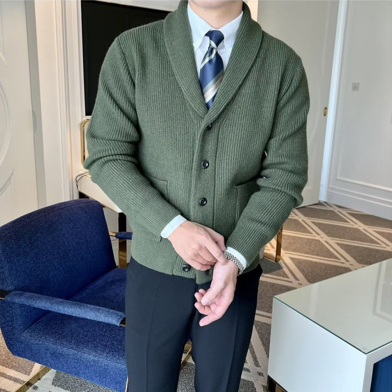 Moreno Striped Knit Cardigan