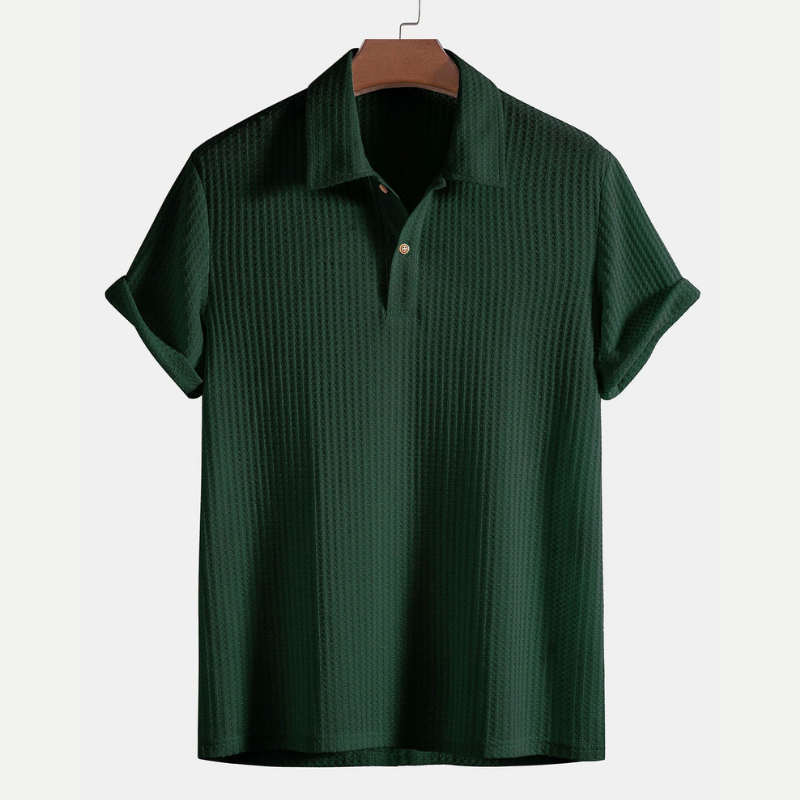 Loos Crest Textured Polo T-shirt