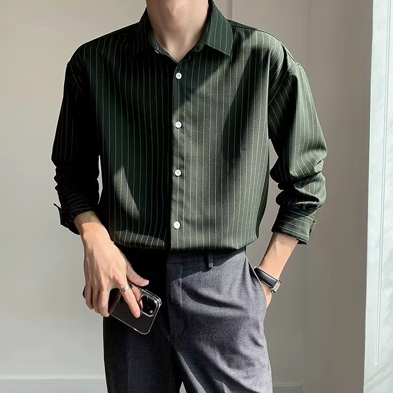 Mirano Striped Long Sleeve Shirt