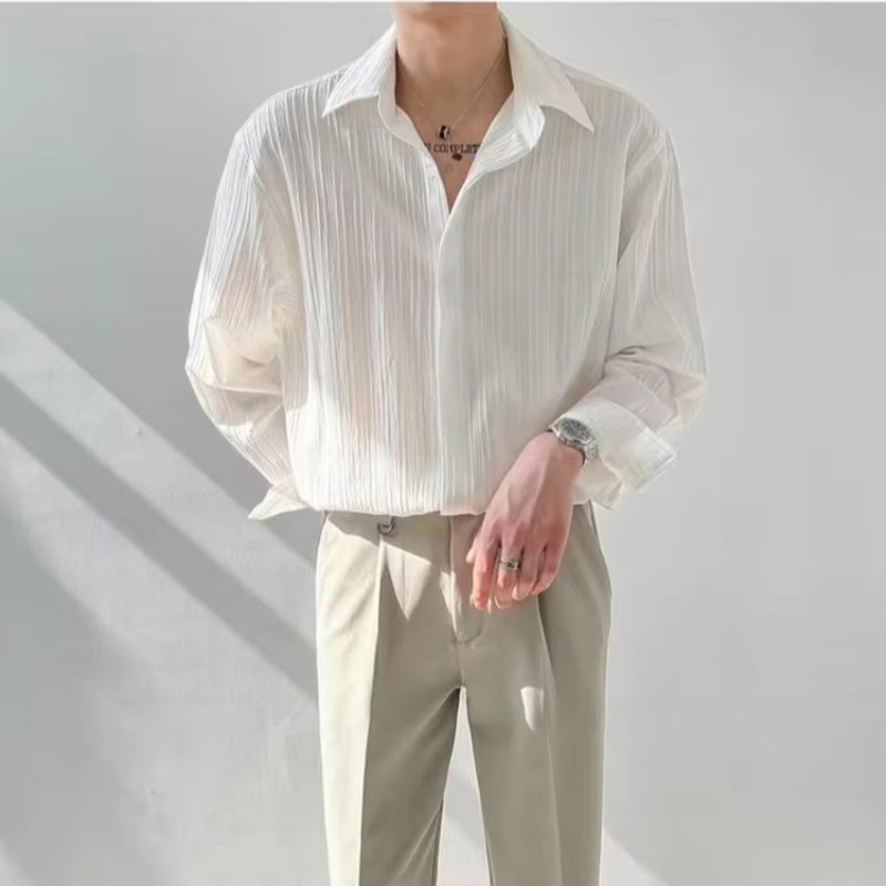 Vincenzo Elegant Striped Shirt