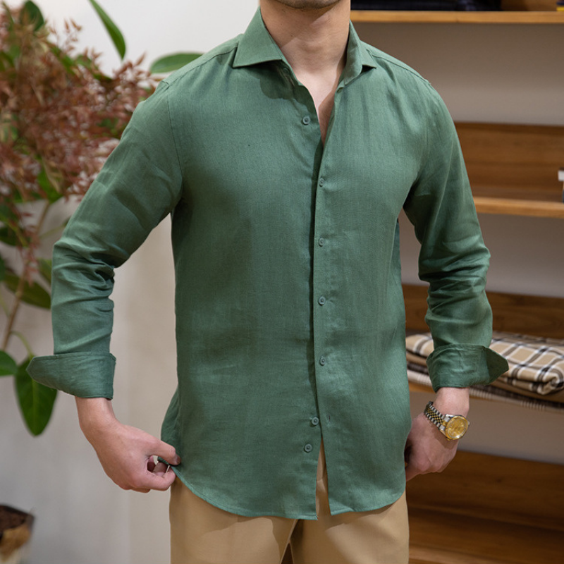 Classic Straight Cut Cotton Shirt