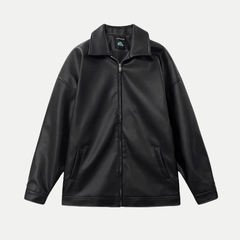 Vance Black Leather Jacket