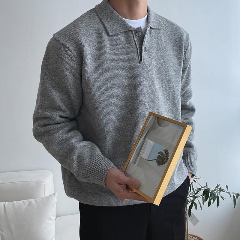 Knit Classic Polo Sweater