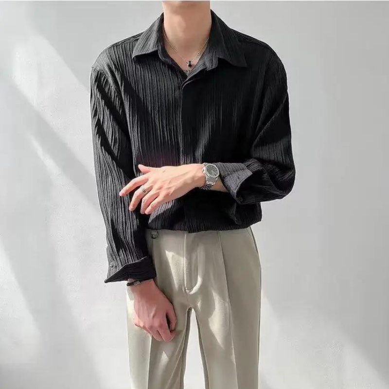 Vincenzo Elegant Striped Shirt