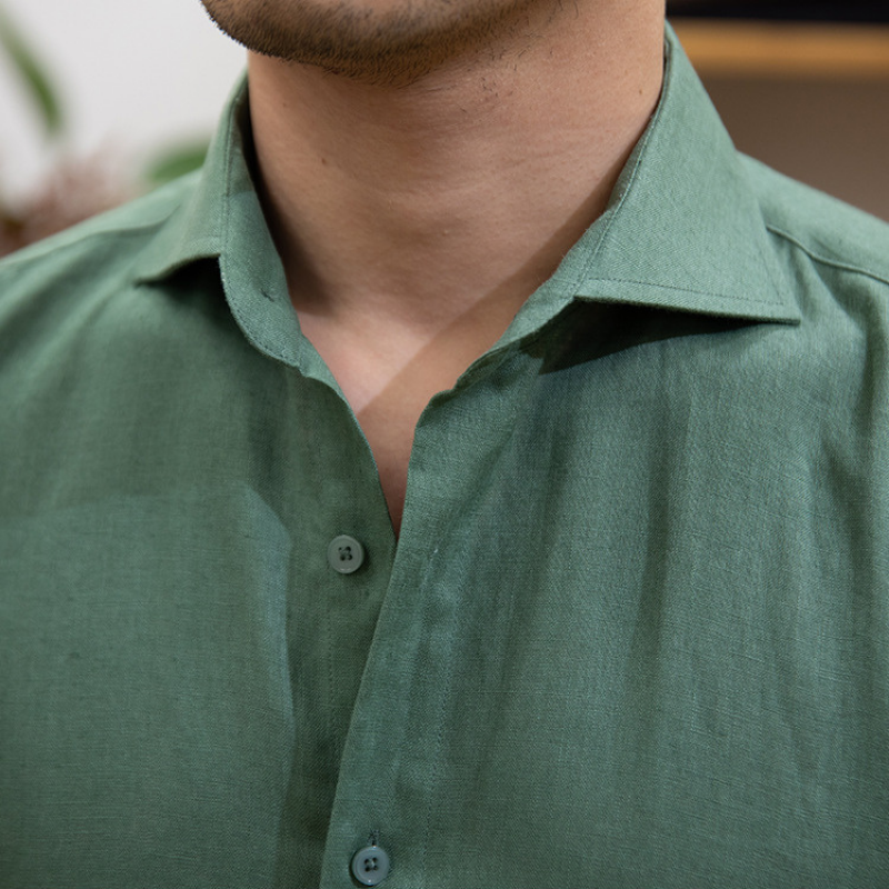 Classic Straight Cut Cotton Shirt