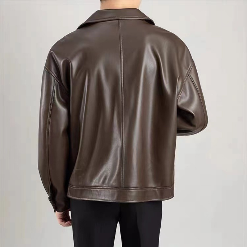 Vincent Dark Brown Leather Jacket