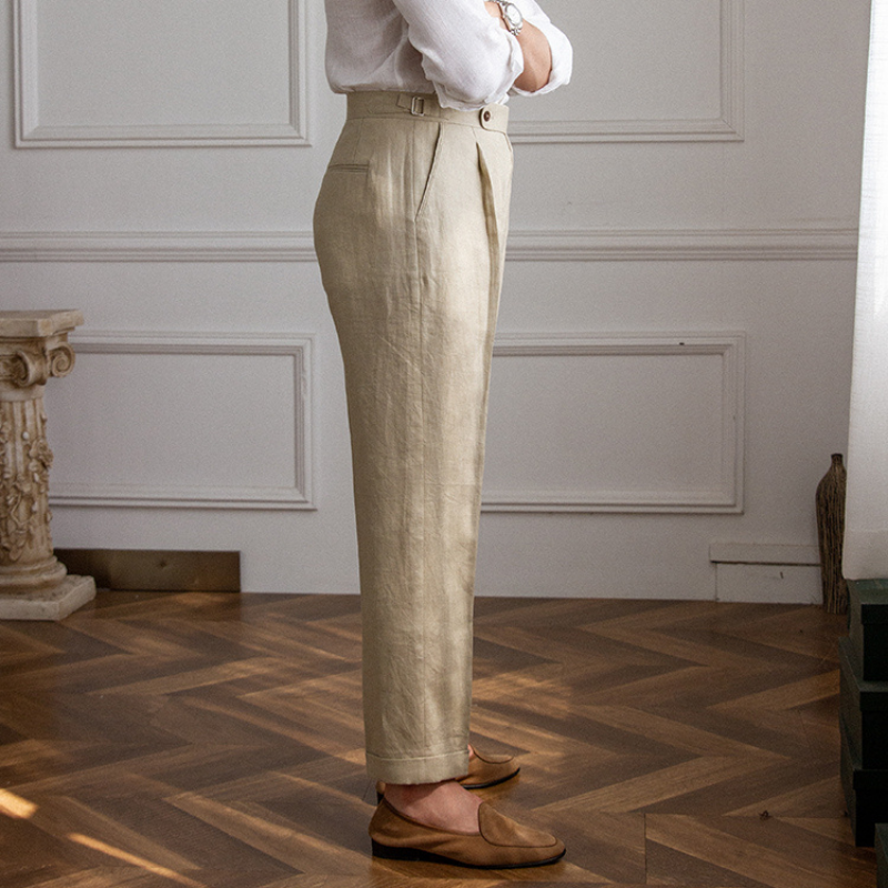 Modena Linen Italian Fabric Pants