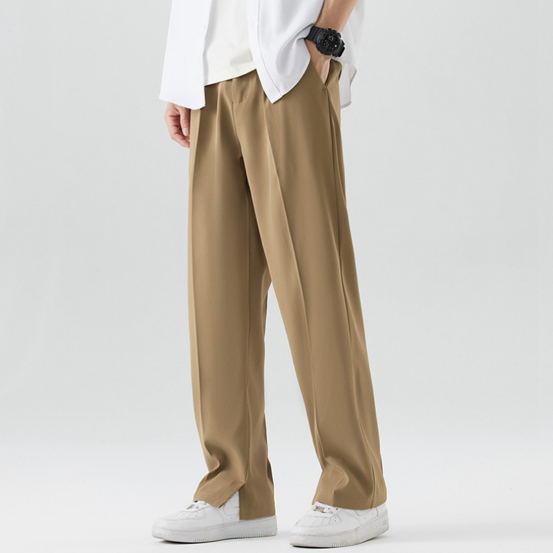 Elastic Waist Classic Denim Pants