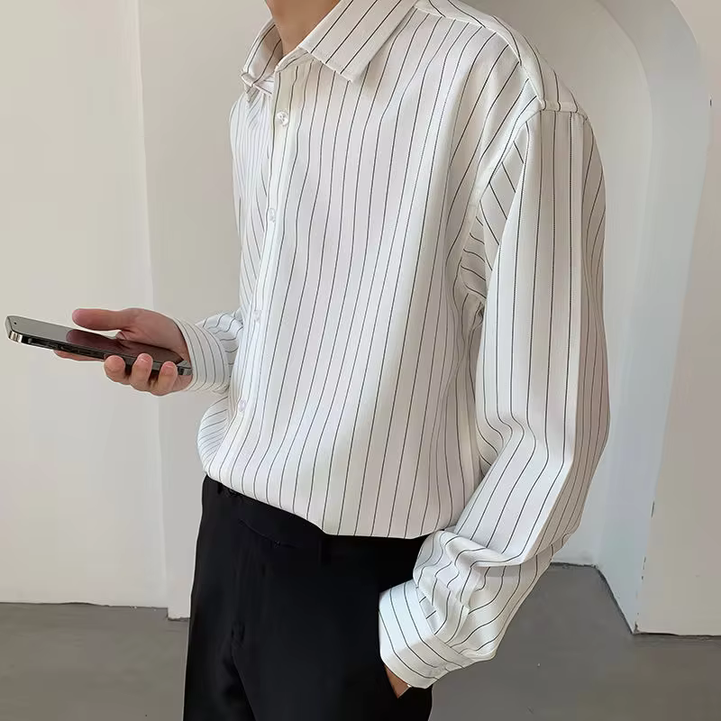 Mirano Striped Long Sleeve Shirt