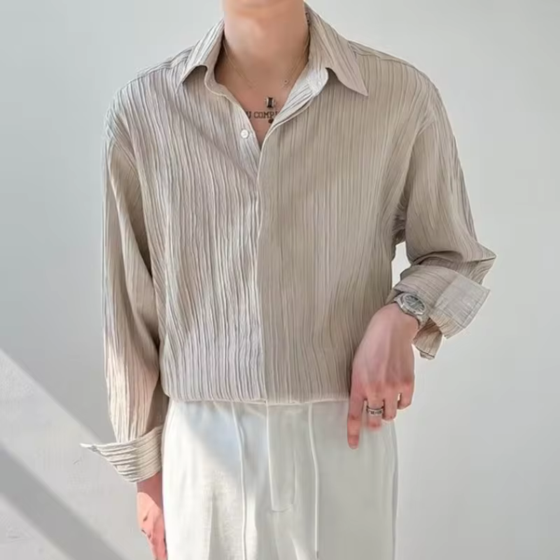 Vincenzo Elegant Striped Shirt