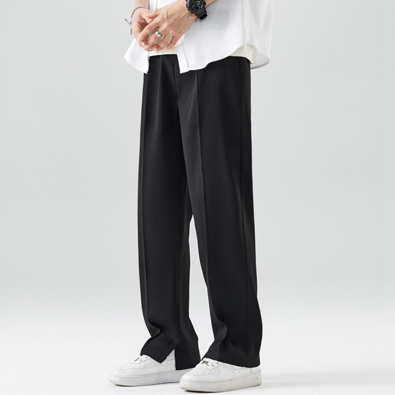 Elastic Waist Classic Denim Pants