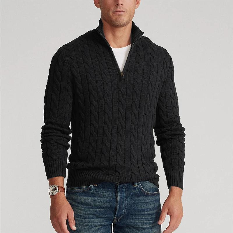 Marco Cable Knit Cotton Sweater