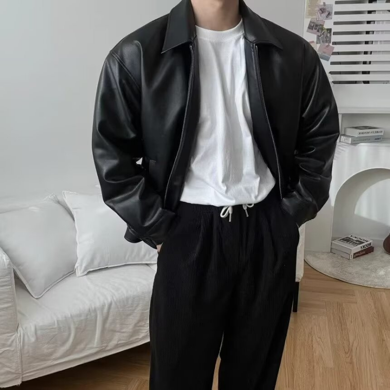 Vance Black Leather Jacket