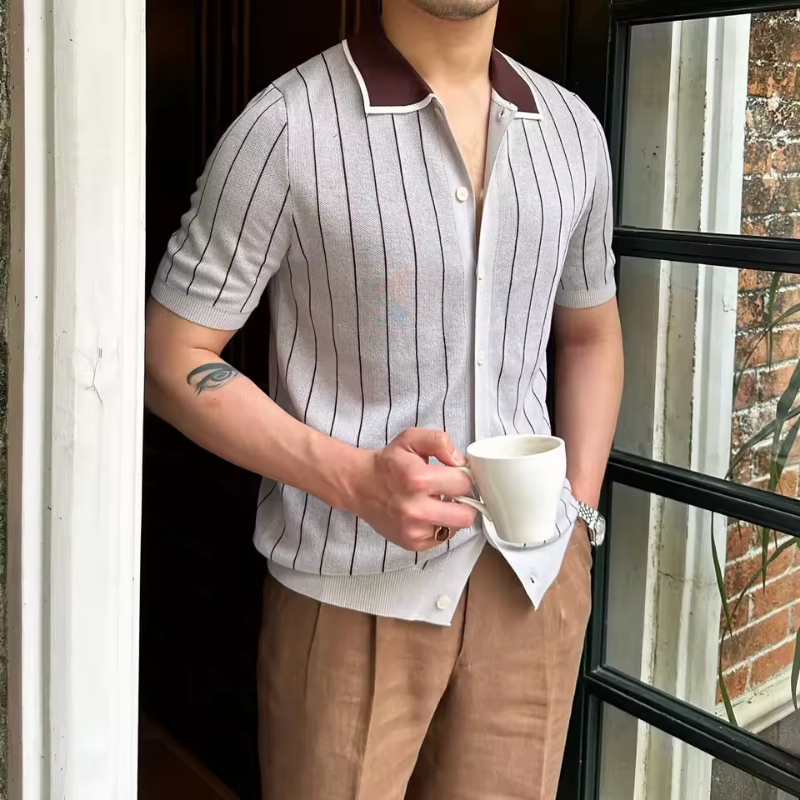 Valerio Striped Cotton Shirt