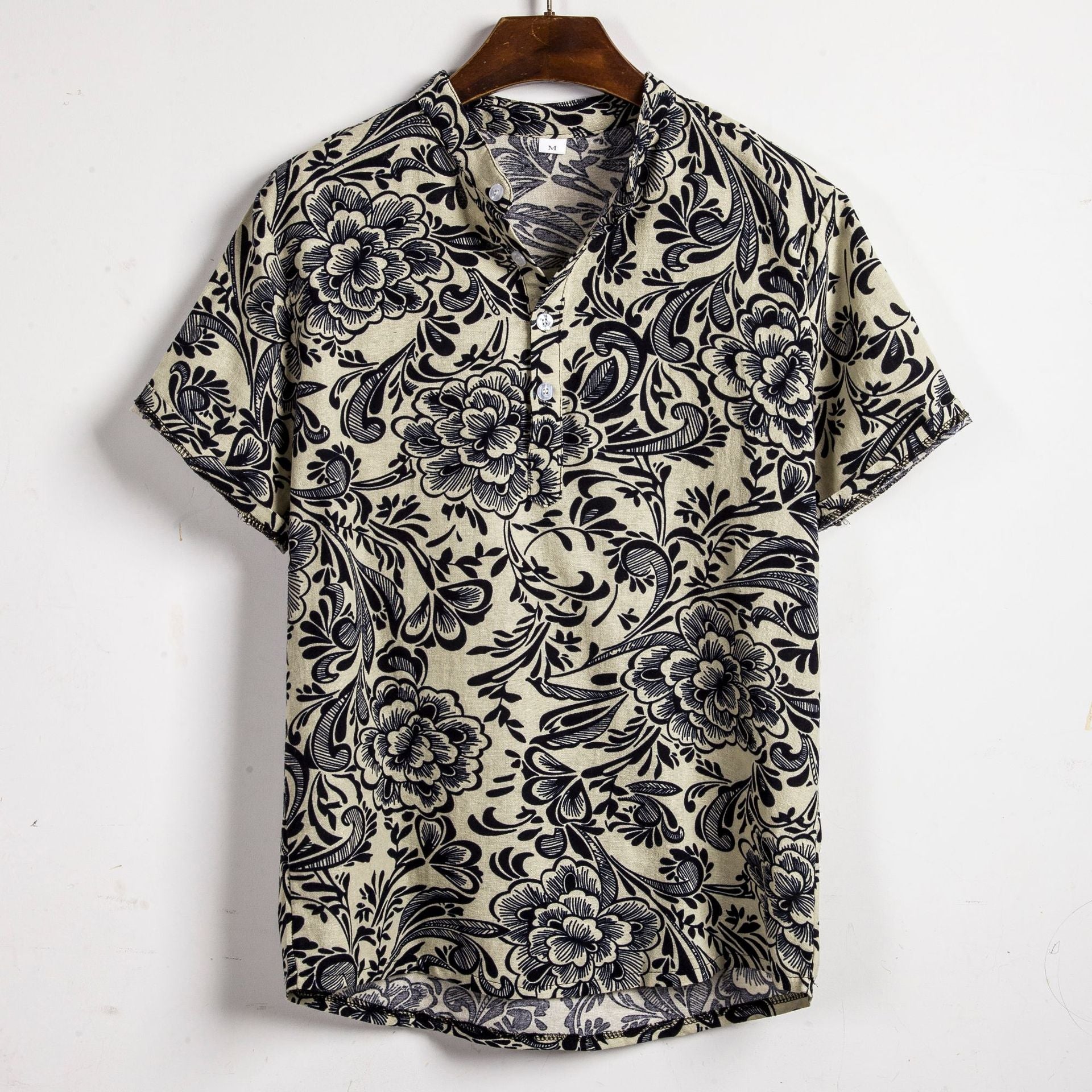 Vincenzo Floral Cotton Shirt