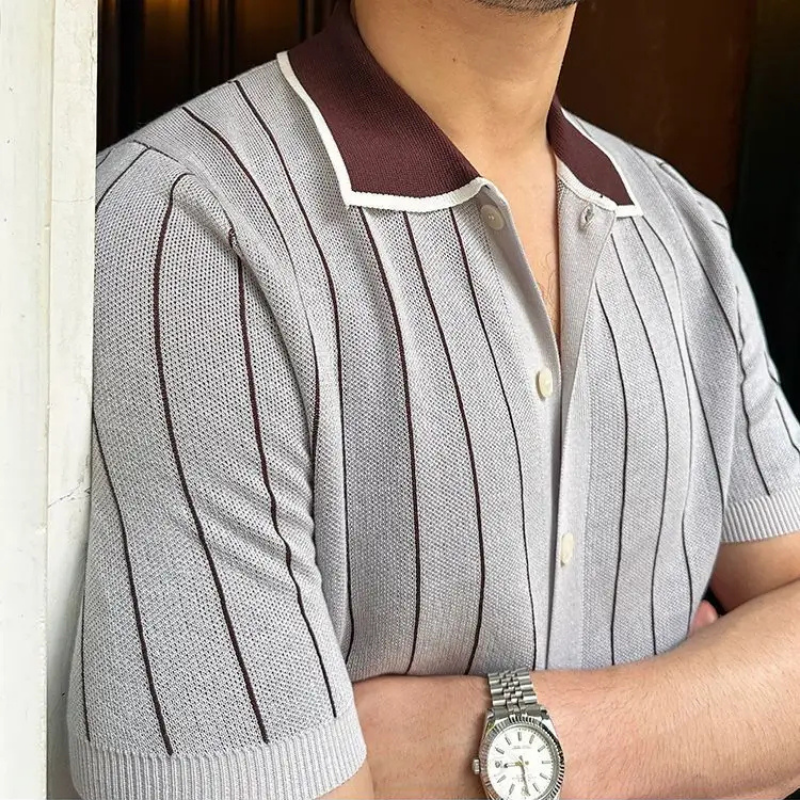 Valerio Striped Cotton Shirt