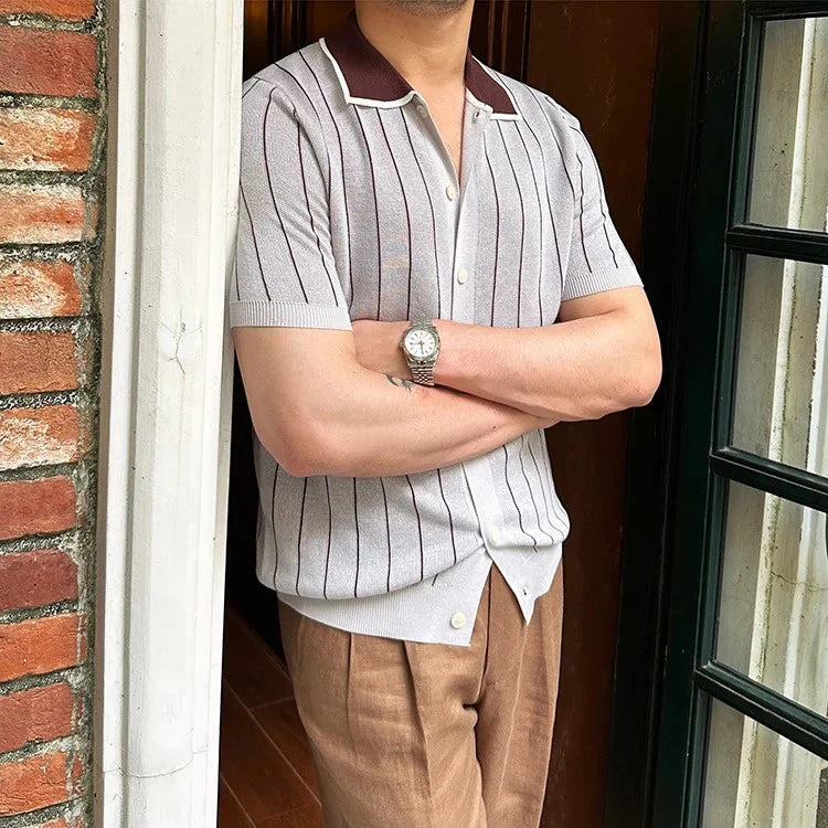 Valerio Striped Cotton Shirt